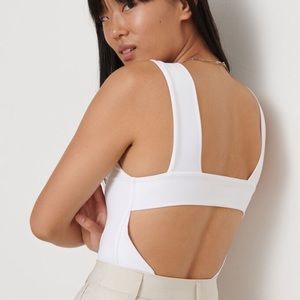 ✨NEW✨ Dynamite Cutout White Bodysuit